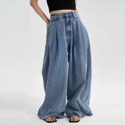 Womens Hip Hop Loose Wide Leg Pants