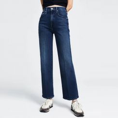 Vintage Premium Blue Straight Leg Jeans for Women