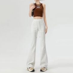 22Pcs Adjustable Drawstring Flared Pants